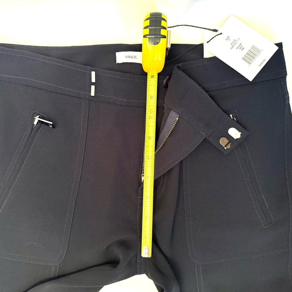 Vince NWT Midnight Blue Modern Ankle Pants - Picture 3 of 7
